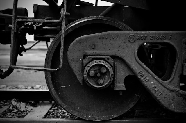 wheel of train