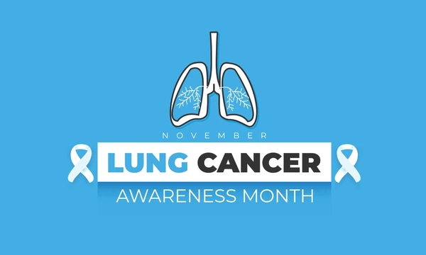 lung cancer awareness month graphic