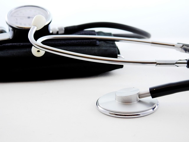 stethoscope and blood pressure cuff