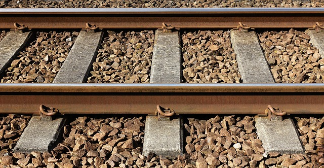 ballast under tracks