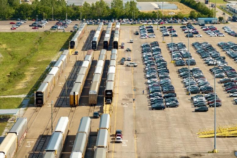 railroad parking lot